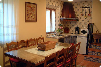 Zona Común. Casa Rural El Cabrerín. Parque Nacional de Monfragüe. Cáceres.